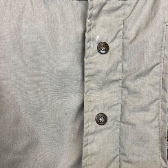 Vintage EDDIE BAUER Men XL Barn Coat Corduroy Collar Chore Jacket USA MADE - Picture 4 of 10